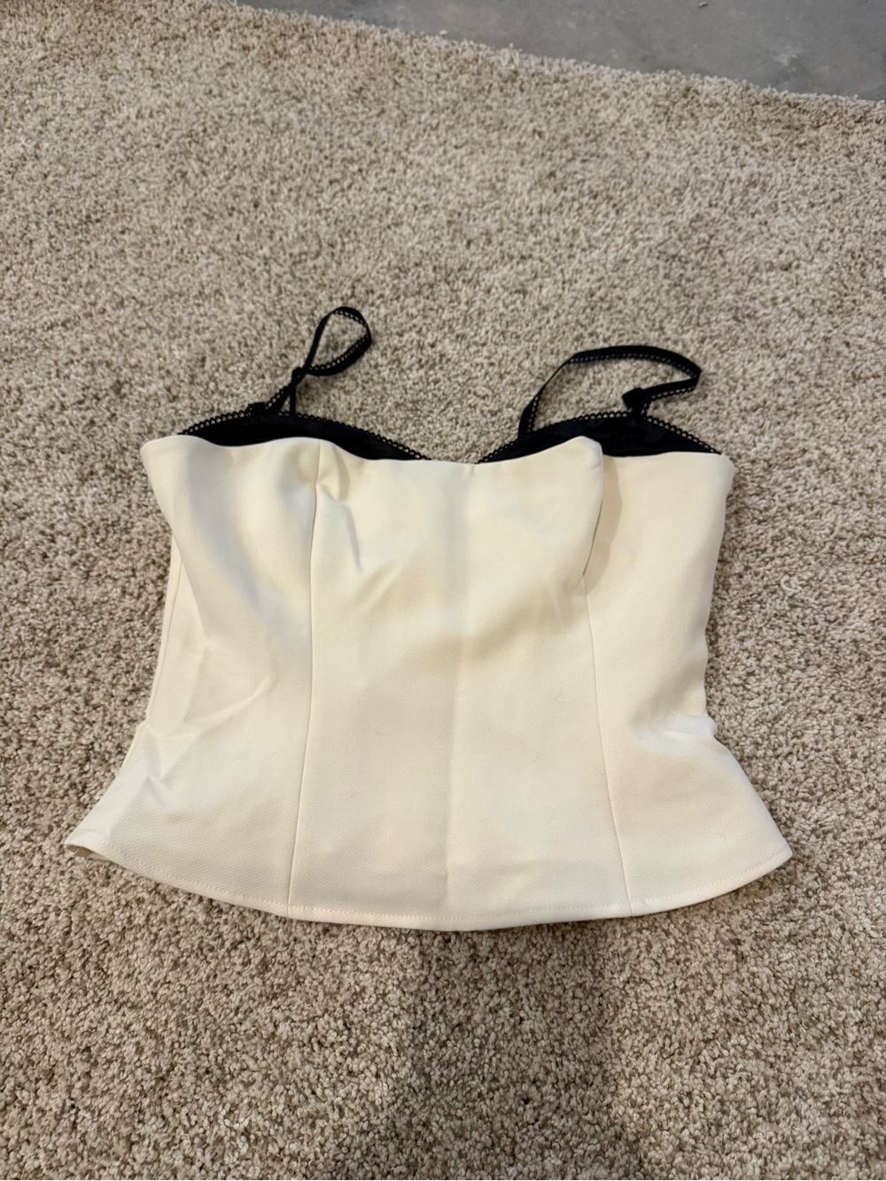 Reformation Melanie Top in Ivory